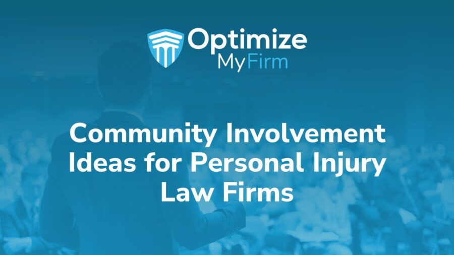 Community Involvement Ideas for Personal Injury Law Firms