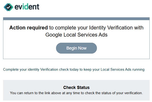 evident lsa verification screenshot