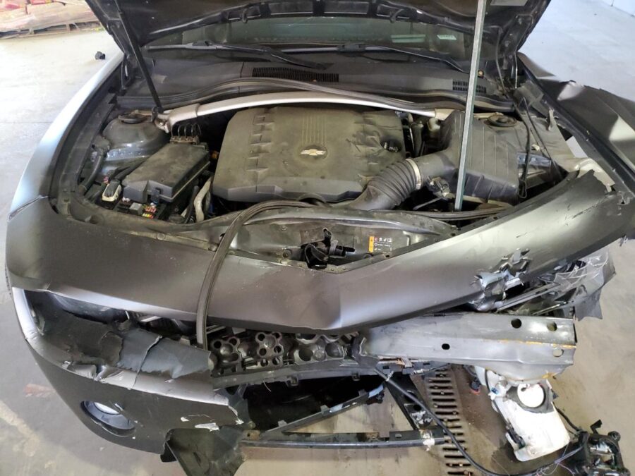 crashed car
