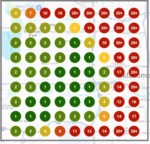 local pack ranking example