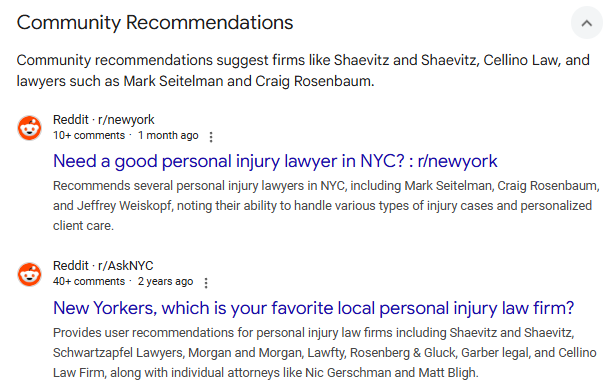 screenshot - community recommendations