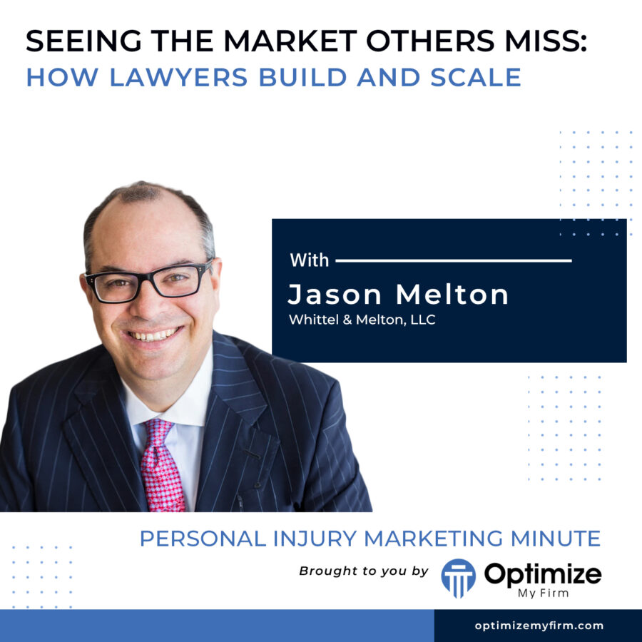 Seeing the Market Others Miss: How Lawyers Build and Scale